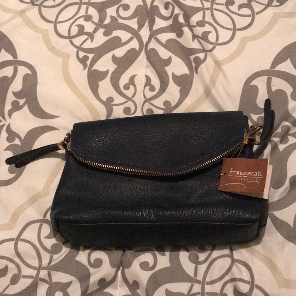 NEW navy blue crossbody, clutch combo!
